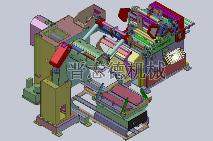 三合一送料機3D示意圖