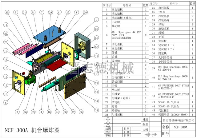 NC送料機3D裝配圖